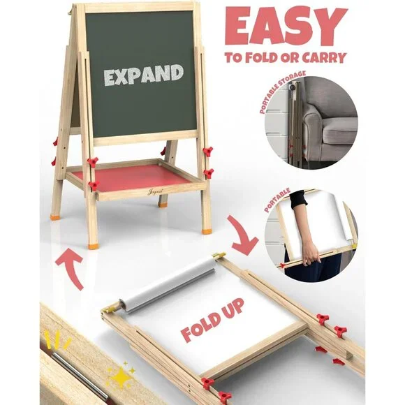 Art Easel for Kids Ages 4-8 Easels for Toddlers,Toddler Art Kids Easel Adjustabl